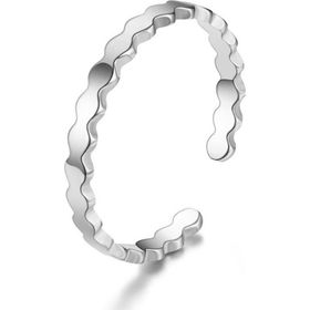 Chavin EU30BY 3 mm Çelik Ayarlanabilir Gri Kadın Yüzük