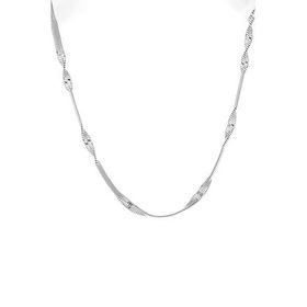 Chavin EU65BY Gri 3 mm Burgu Yılan Sırtı Model Çelik Kadın Zincir Kolye