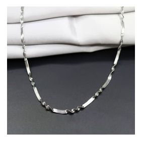 Chavin EU65BY Gri 3 mm Burgu Yılan Sırtı Model Çelik Kadın Zincir Kolye