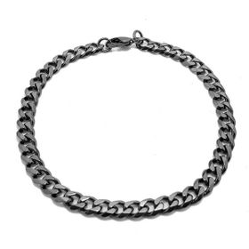 Chavin EU94SY-5 5 mm Black Ice Siyah Çelik Erkek Bileklik