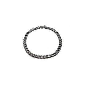 Chavin EU94SY-5 5 mm Black Ice Siyah Çelik Erkek Bileklik