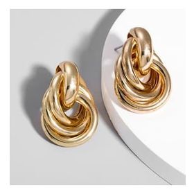 Chavin EV22SR Gold Bijuteri Retro Tarz Kadın Küpe