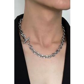 Chavin EV55 52 cm Hip Hop Stil Unisex Geçirmeli Zincir Kolye