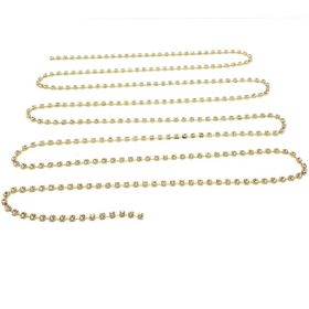 Chavin Gold kap. 4mm. Su Yolu Taşlı Bayan Kolye Zincir