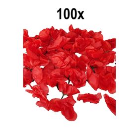 Chavin YP137-100 100 Adet Kırmızı Yapay Gül Yaprakları Kumaş Gül