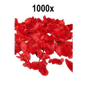 Chavin YP137-1000 1000 Adet Kırmızı Yapay Gül Yaprakları Kumaş Gül