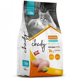 Chedy 1,5 kg Sterilised Tavuklu Kısırlaştırılmış Kedi Maması