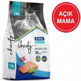 Chedy Sterilised Somunlu 1 kg Açık Kısırlaştırılmış Kedi Maması