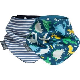 Cheeky Chompers Neckerbib Dino-Stripes Mama Önlüğü