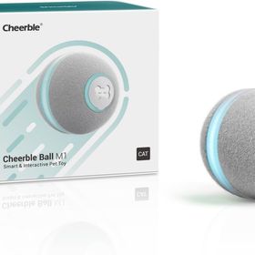 Cheerble 4 cm Gri Şarjlı Akıllı İnteraktif Oyun Topu