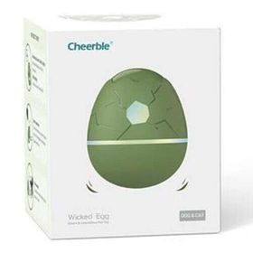 Cheerble Şarjlı Akıllı İnteraktif Kedi ve Köpekler İçin 8x8x10 cm Yeşil Yumurta Oyuncağı