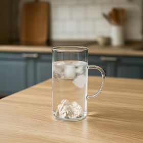 Chef Star Borosilikat 300 ml Dağlı Kulplu Bardak
