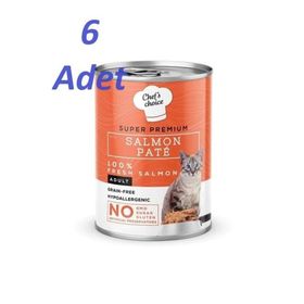 Chef's 6x400 gr Choice Somonlu Yetişkin Kedi Konservesi