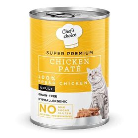 Chefs Cchoice 400 gr Pate Chicken Tavuklu Tahılsız Ezme Kedi Yaş Maması