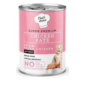 Chef's Choice 12x400 gr Tahılsız Kuzu Etli Ezme Kedi Konservesi