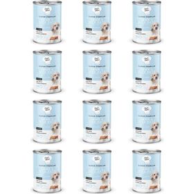 Chef's Choice 12x400 gr Tahılsız Kuzu Etli ve Pirinçli Ezme Yavru Köpek Konservesi