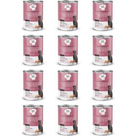 Chef's Choice 12x400 gr Tahılsız Kuzu Somon ve Havuçlu Ezme Köpek Konservesi
