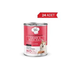 Chef's Choice 24x400 gr Kıyılmış Kuzulu ve Pirinçli Yetişkin Köpek Konservesi
