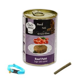 Chef's Choice 24x400 gr Tahılsız Biftekli Ezme Kedi Mama