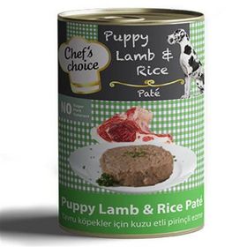 Chef's Choice 400 gr Kıyılmış Kuzulu Yavru Köpek Konserve Maması