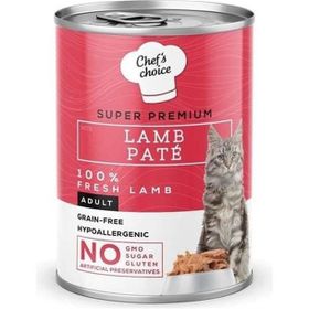 Chef's Choice 400 gr Tahılsız Kuzu Etli Ezme Kedi Konservesi