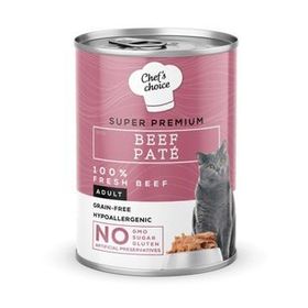 Chef's Choice 400 gr Tahılsız Sığır Etli Ezme Kedi Konservesi