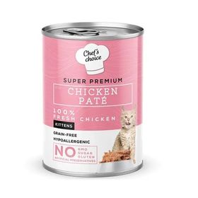 Chef's Choice 400 gr Tavuklu Tahılsız Ezme Yavru Kedi Konservesi