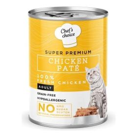 Chef's Choice 400 gr Tavuklu Tahılsız Ezme Yetişkin Kedi Konservesi