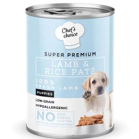 Chef's Choice Hypo-Allergenic Kuzulu Düşük Tahıllı Yavru Konserve 6x400 gr Köpek Maması