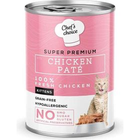 Chef's Choice Kıtten Chicken Pate Tavuklu Kıyılmış Yavru 400 gr Kedi Maması