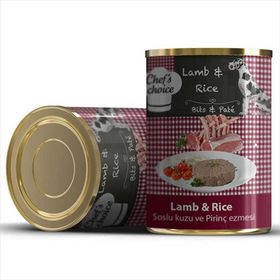 Chefs Choice Kıyılmış Kuzu Etli 400 gr Konserve Köpek Maması