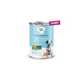 Chef's Choice Kıyılmış Kuzu Etli ve Balkabaklı 24x400 gr Yavru Köpek Konservesi