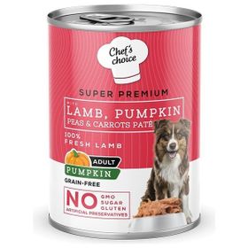 Chef's Choice Kıyılmış Kuzu Etli ve Balkabaklı 400 gr Yetişkin Köpek Konservesi