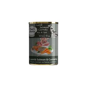 Chef's Choice Kıyılmış Kuzulu ve Somonlu 12x400 gr Köpek Konservesi