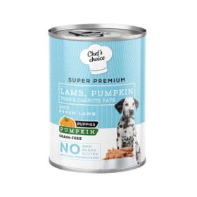 Chefs Choice Pumpkin Pate Puppy Kuzu Balkabaklı 400 gr Yavru Köpek Yaş Maması