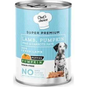 Chefs Choice Pumpkin Pate Puppy Kuzu Balkabaklı 400 gr Yavru Köpek Yaş Maması