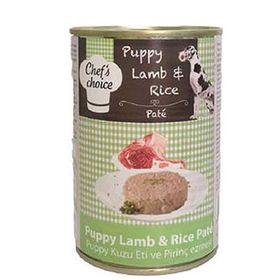 Chef's Choice Puppy Lamb Rice Pate Konservesi 6x400 gr