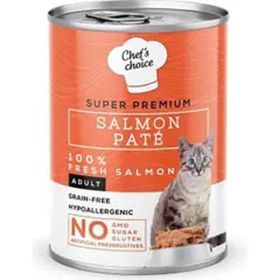 Chef's Choice Salmon in Gravy Pate 400 gr Yaş Kedi Maması