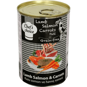 Chef's Choice Somonlu Kuzulu Ezme 10x400 gr Köpek Konseve Maması