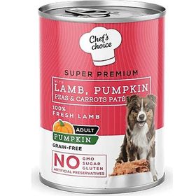 Chef's Choice Tahılsız Kuzulu ve Balkabaklı Ezme Konserve 400 gr Köpek Maması