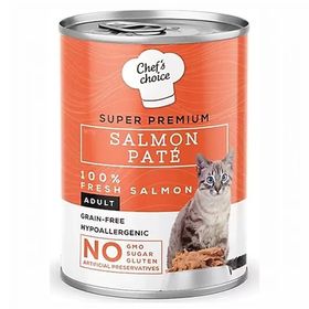 Chef's Choice Tahılsız Somonlu Ezme 12x400 gr Kedi Konservesi