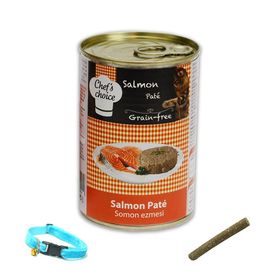 Chef's Choice Tahılsız Somonlu Ezme 400 gr Kedi Konserve Maması
