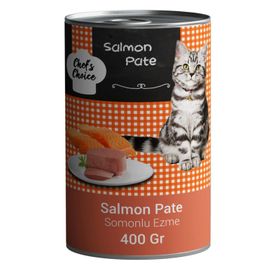 Chef's Choice Tahılsız Somonlu Ezme 400 gr Kedi Konserve Maması