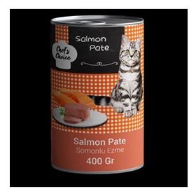 Chef's Choice Tahılsız Somonlu Ezme 400 gr Kedi Konserve Maması