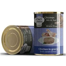 Chef's Choice Tavuk Eti Ezme Konserve 6x400 gr Kedi Maması