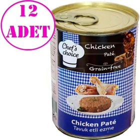 Chef's Choice Tavuk Etli Ezme Tahılsız 12x400 gr Kedi Konserve Maması
