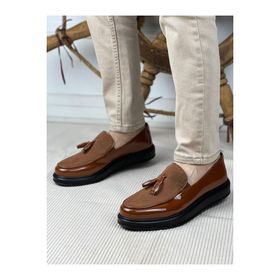 Chekich CH002 RST Loafer Verniciata Kahverengi Erkek Ayakkabı