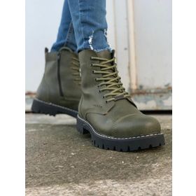Chekich CH009 Mat ST Haki Erkek Bot