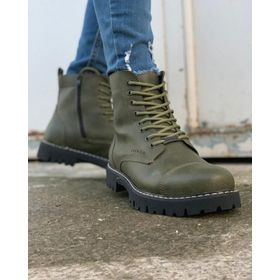 Chekich CH009 Mat ST Haki Erkek Bot
