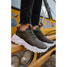 Chekich CH089 Cbt Low Top Lace Up Haki Erkek Günlük Ayakkabı